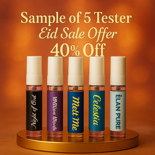 Sample of 5 premium Tester 5ml each